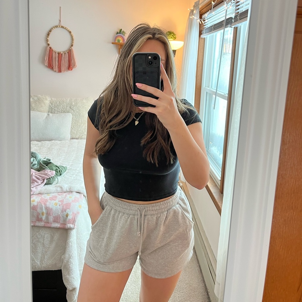 Grey Sweat Shorts
